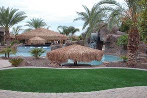 front lawn artificial grass installation